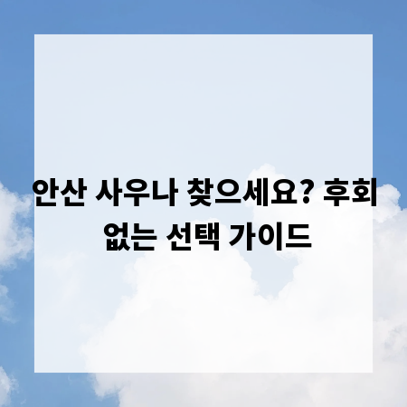 안산 사우나 찾으세요? 후회 없는 선택 가이드