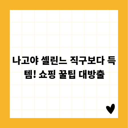 나고야 셀린느 직구보다 득템! 쇼핑 꿀팁 대방출