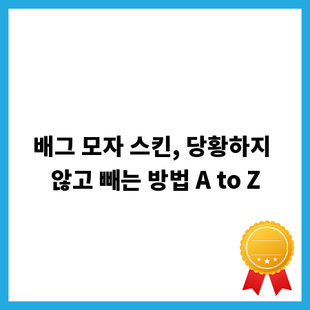배그 모자 스킨, 당황하지 않고 빼는 방법 A to Z