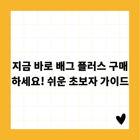 지금 바로 배그 플러스 구매하세요! 쉬운 초보자 가이드